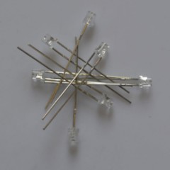 亿光3mm直插发光二级管484-10SURC/S530-A3-L红光