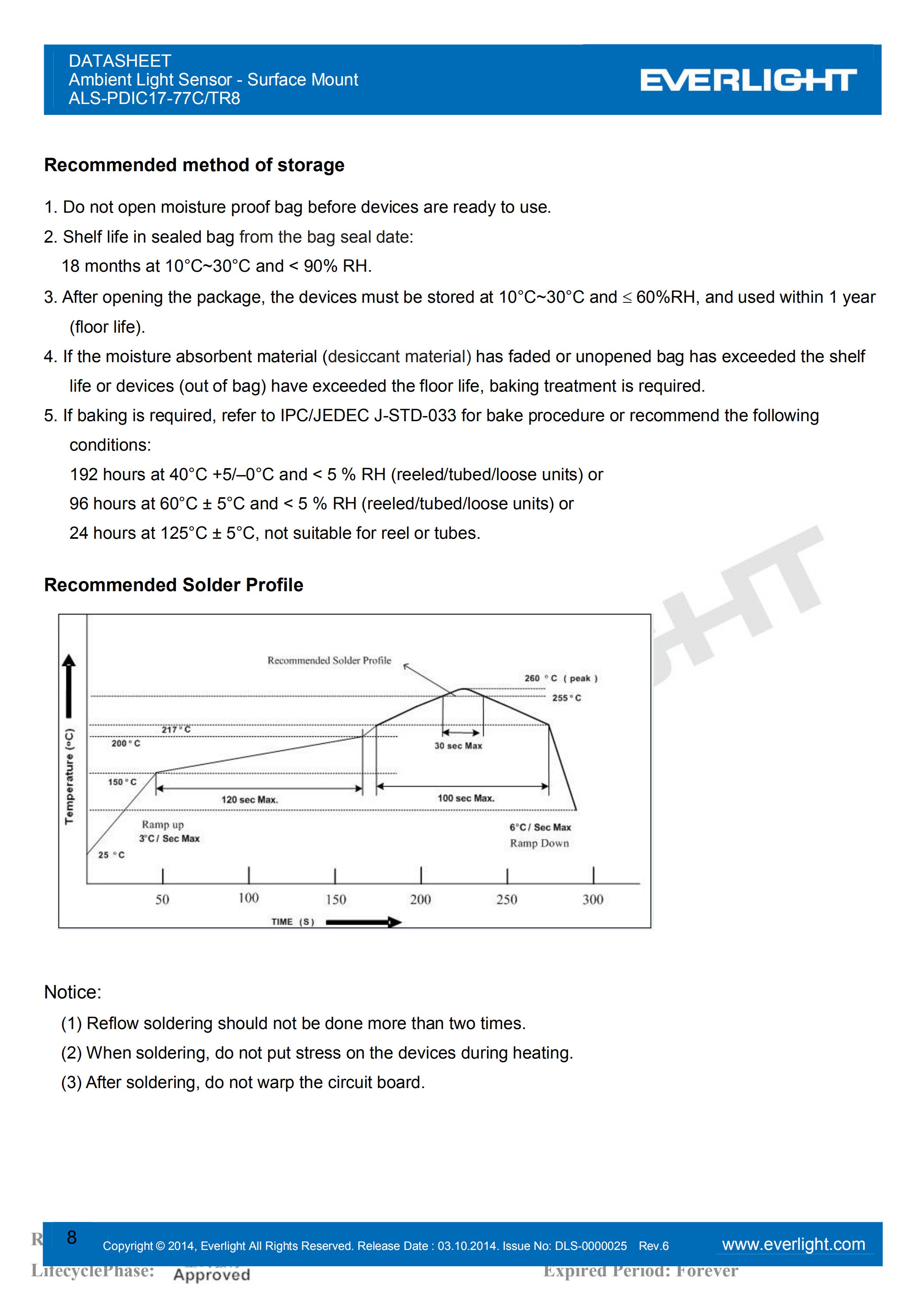 亿光贴片0805环境光传感器ALS-PDIC17-77C/TR8规格书（数据表PDF）